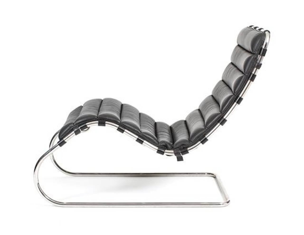 Chaise MR de Mies Van der Rohe pour Knoll Studio 1