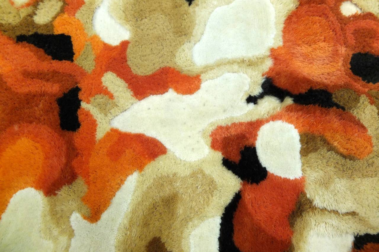 Late 20th Century V'Soske Hand-Tufted, Wool Rug 9x12 (SATURDAY SALE)