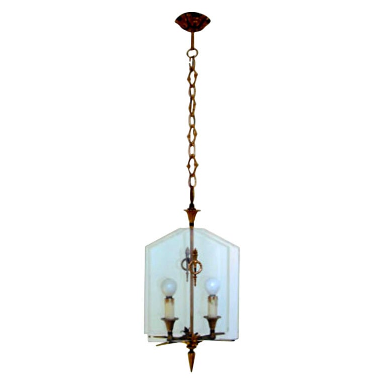 Italian Directoire Style Hallway Lantern For Sale