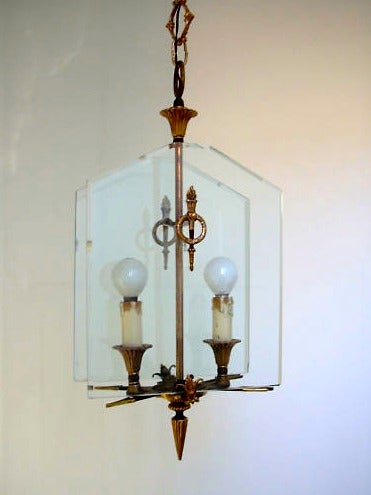 Italian Directoire Style Hallway Lantern For Sale 3