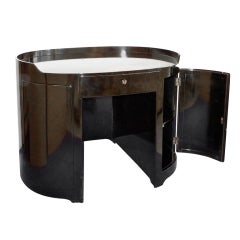 Retro Oval Desk by Luigi Caccia Dominioni for Azucena