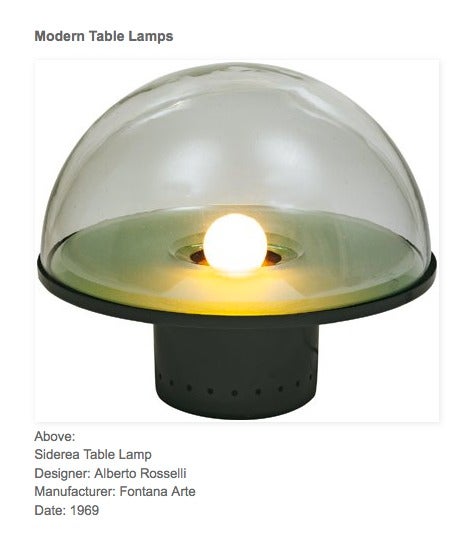 Italian Pop Art Yellow Plastic Dome Lamp For Sale 3