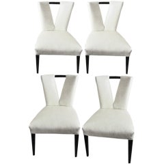 Four Paul Laszlo 'Corset' Chairs 3