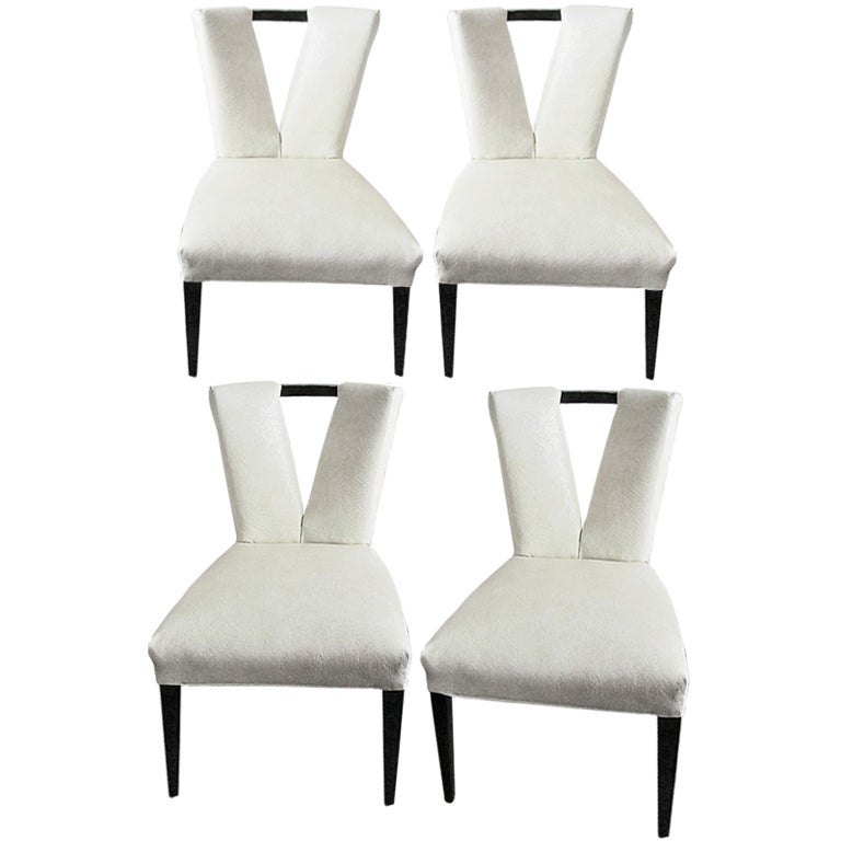 Four Paul Frankl 'Corset' Chairs