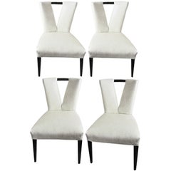 Quatre chaises "Corset" de Paul Frankl