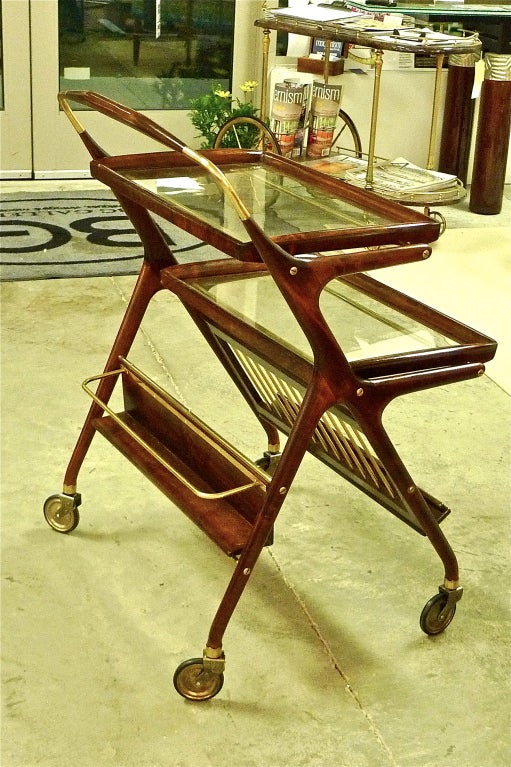 1950's Cesare Lacca Bar Cart