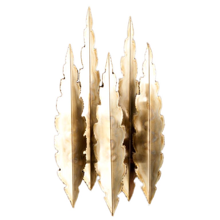 Brutalist Wall Light by Sven Aage Holm Sorensen For Sale