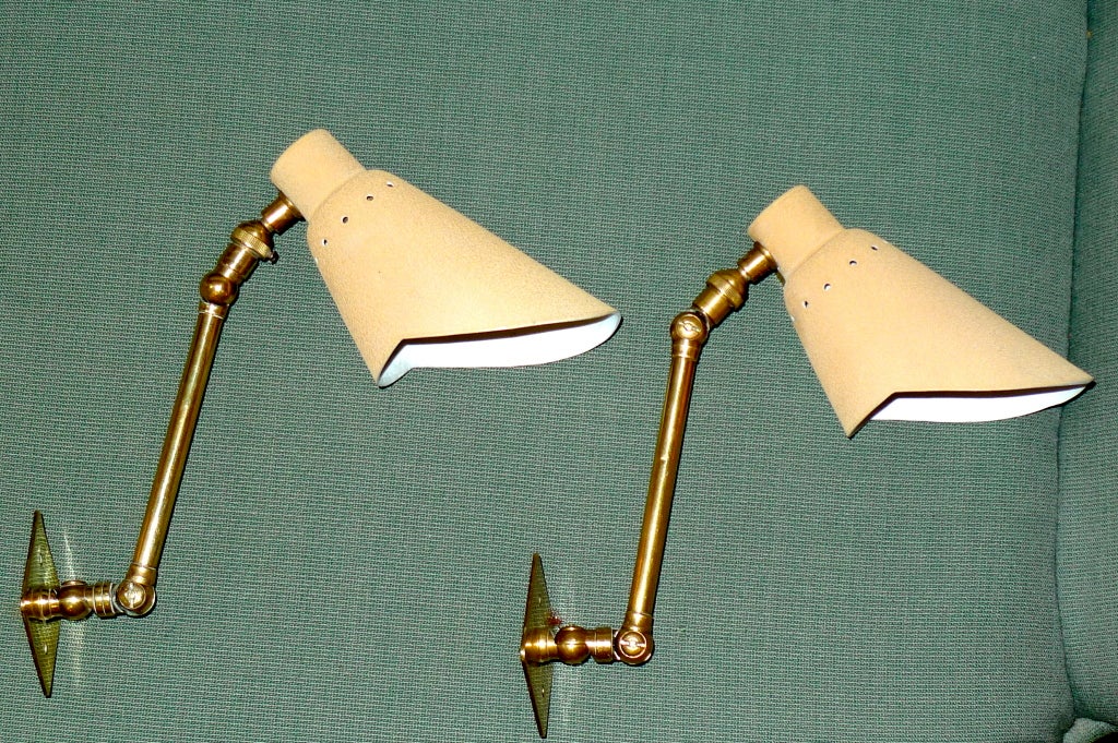 Pair of Articulating Wall Lights by Stilnovo 2