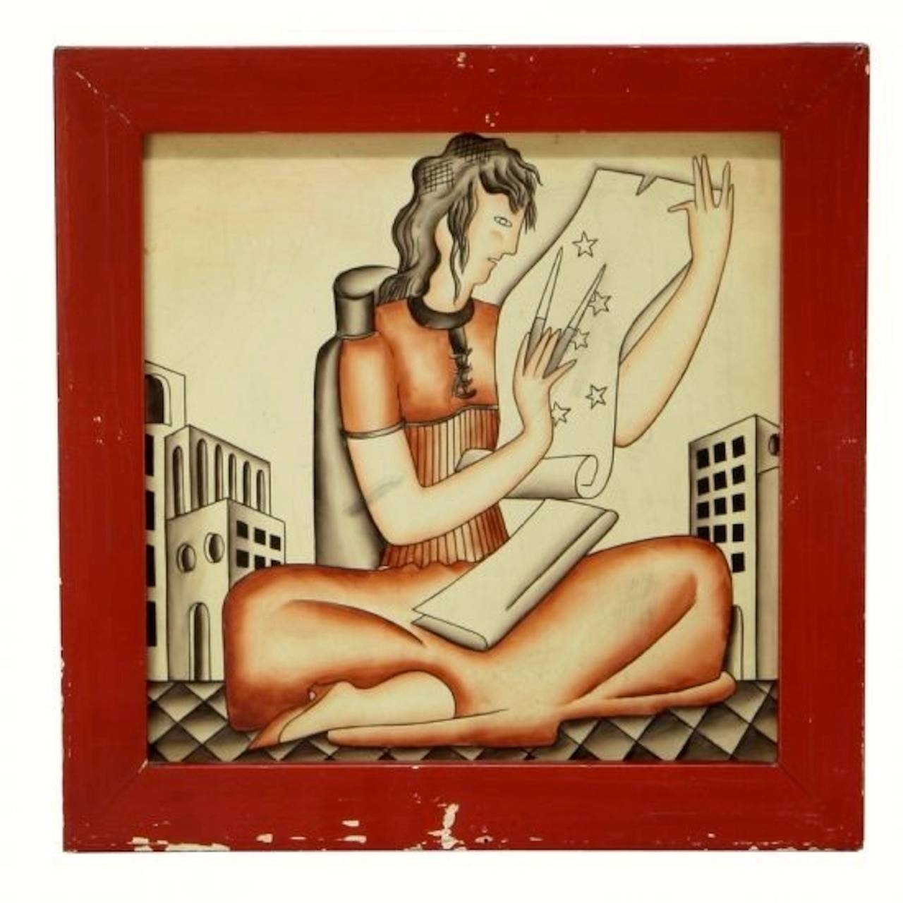 Art Deco 1930's Gio Ponti Tile 