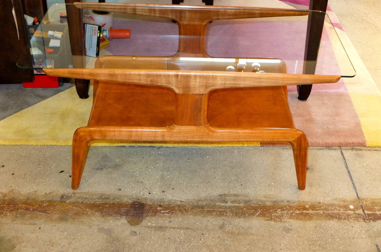 Mid-Century Modern 'Domus Nova' Bi-Level Italian Cocktail Table by Gio Ponti
