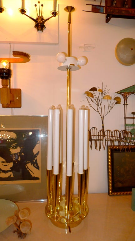 Brass Candelabra Lamp by Stiffel For Sale
