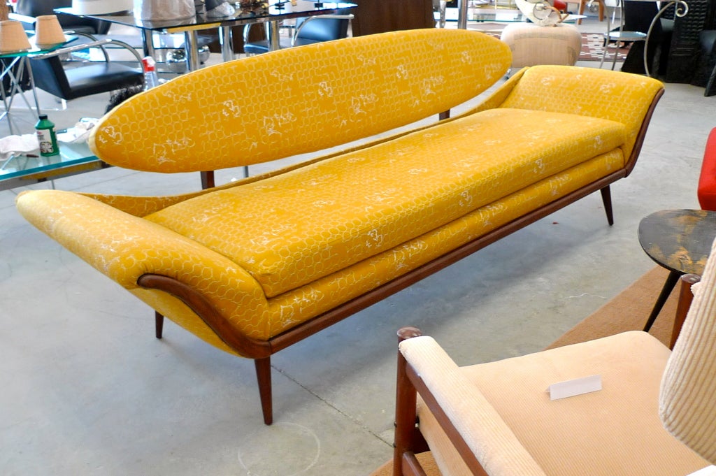 vintage gondola sofa