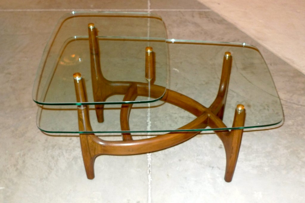 Pair of Two Tier End Tables by Adrian Pearsall 2