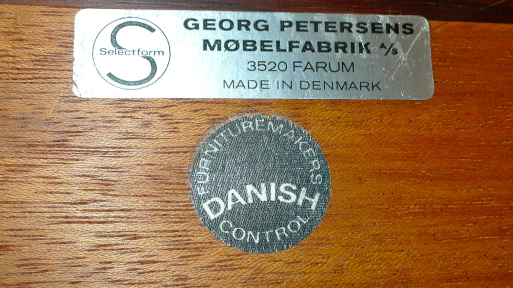 Danish Teak Desk Organizer by Georg Petersen 1