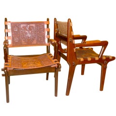 Pair of Ecuadorian Lounge Chairs via Peace Corps 11