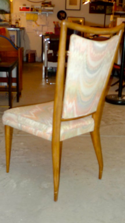 Set of 4 J. Stuart Clingman Dining Chairs for John Widdicomb For Sale 1