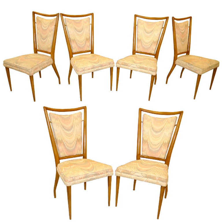 Set of 4 J. Stuart Clingman Dining Chairs for John Widdicomb