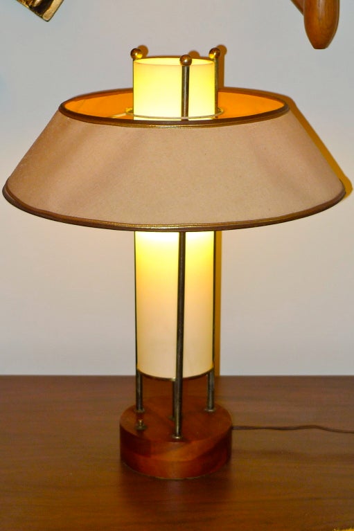 Amerikanische modernistische Lampe aus den 1950er Jahren von Aladdin (amerikanisch) im Angebot