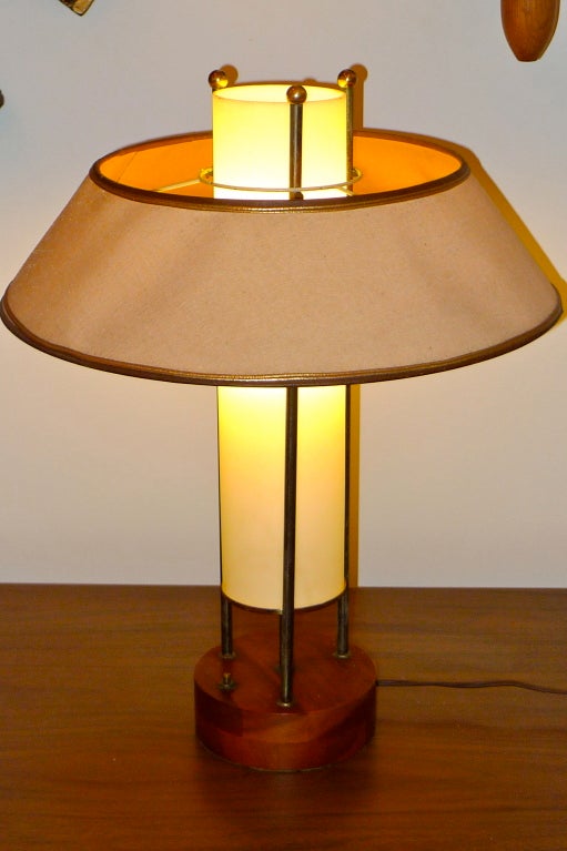 Lampe moderniste américaine des années 1950 par Aladdin en vente 1
