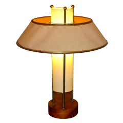 Vintage 1950's American Modernist Lamp by Aladdin