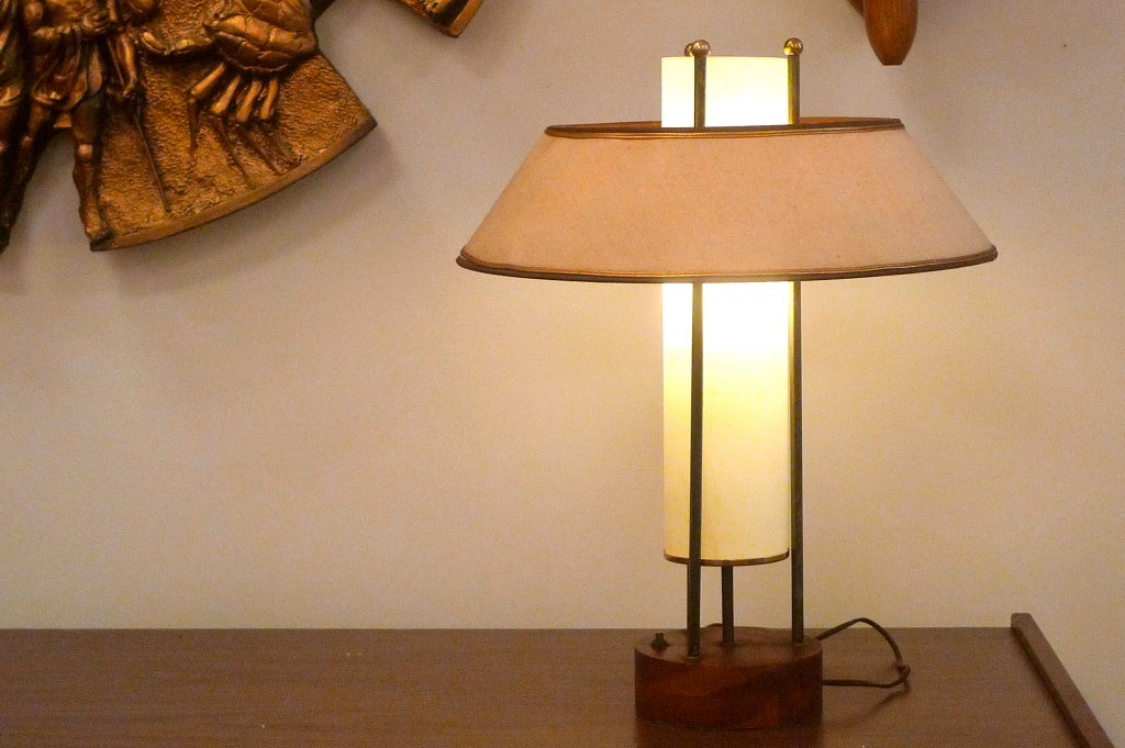 Lampe moderniste américaine des années 1950 par Aladdin en vente 6