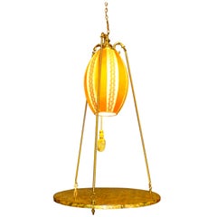 Retro Swag Lamp with Floating Table by Rembrandt