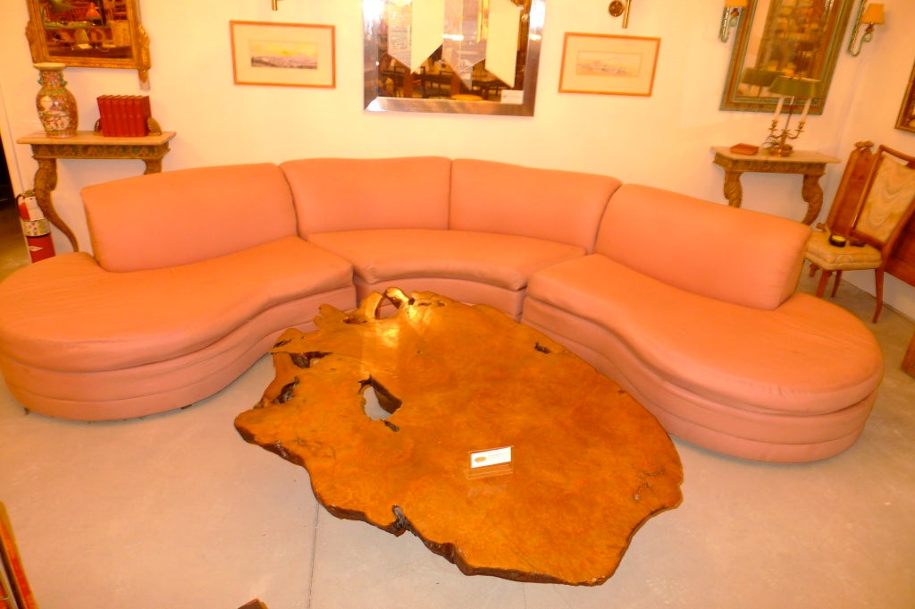 Late 20th Century Curvaceous Sectional Sofa by Adrian Pearsall for Comfort Designs