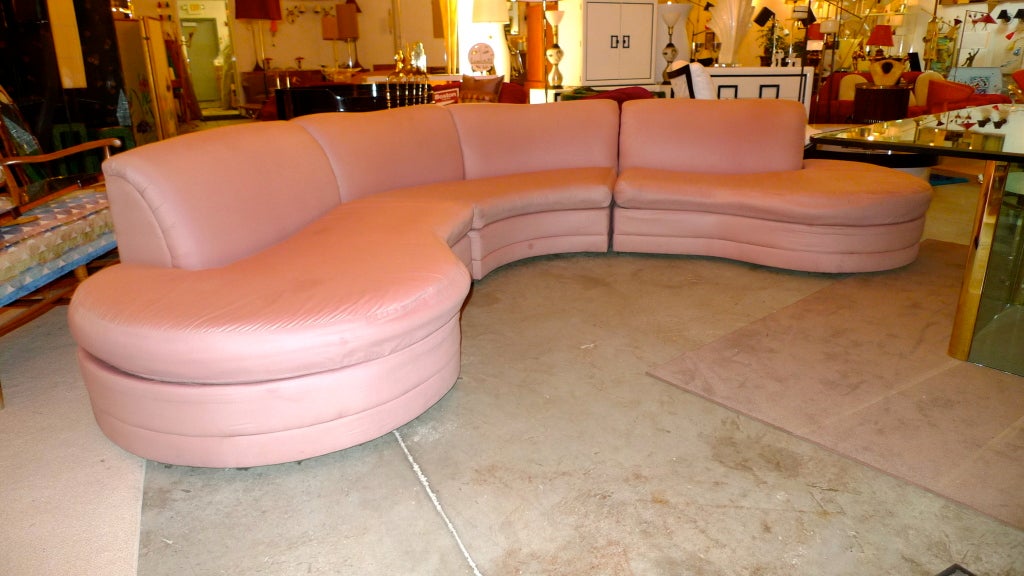 Curvaceous Sectional Sofa by Adrian Pearsall for Comfort Designs 5