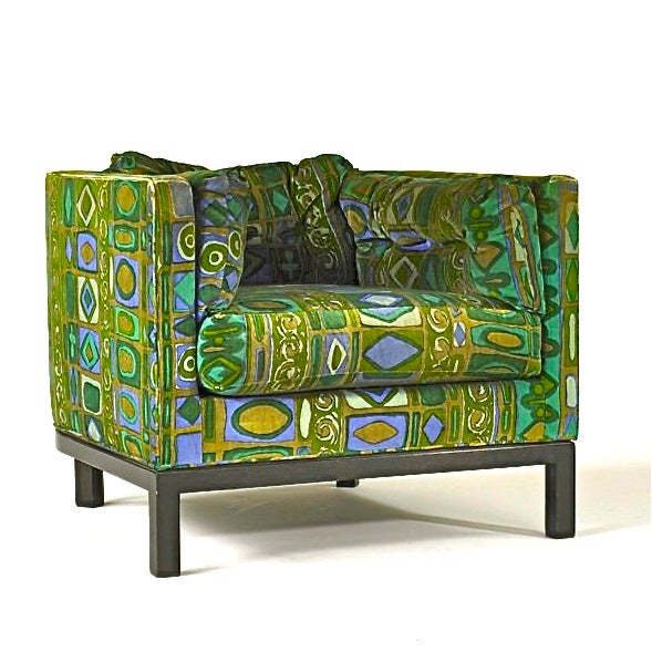 American Edward Wormley for Dunbar Cube Club Chair