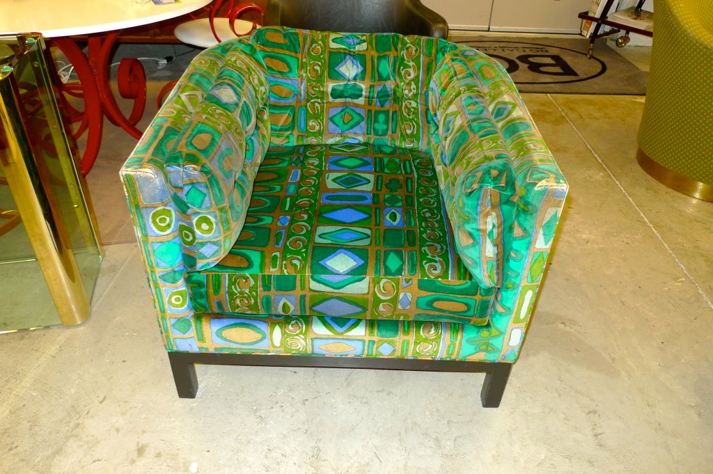 Edward Wormley for Dunbar Cube Club Chair 2