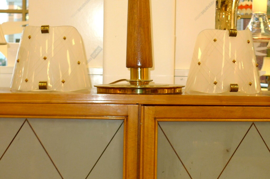 French Moderne Plexi Sconces (4 x) For Sale 3