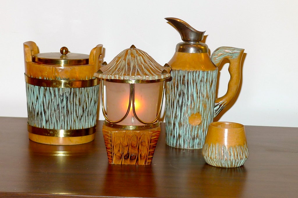 Aldo Tura for Macabo Bar Set