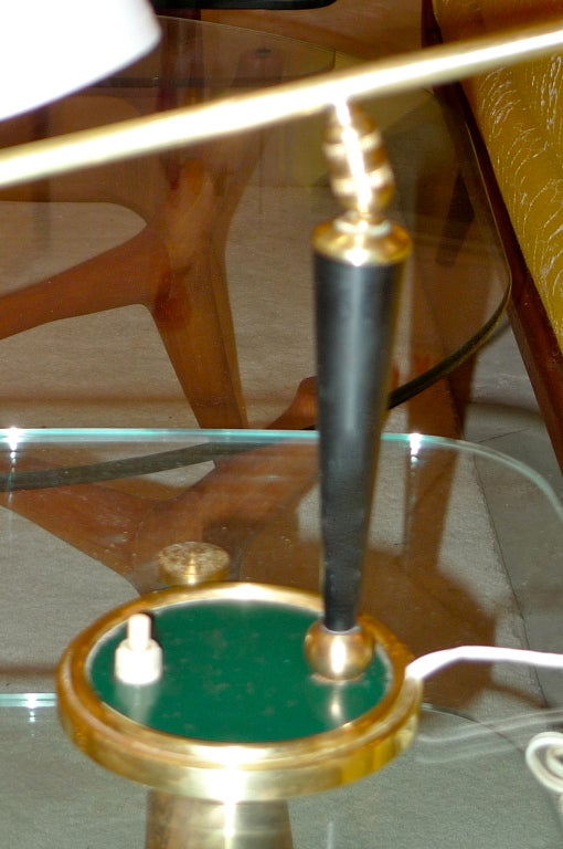 Tischlampe mit beweglichem Arm von Lunel aus den 1950er Jahren im Angebot 1