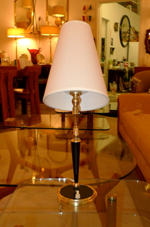 French 1950's Articulating Arm Table Lamp by Lunel For Sale 4