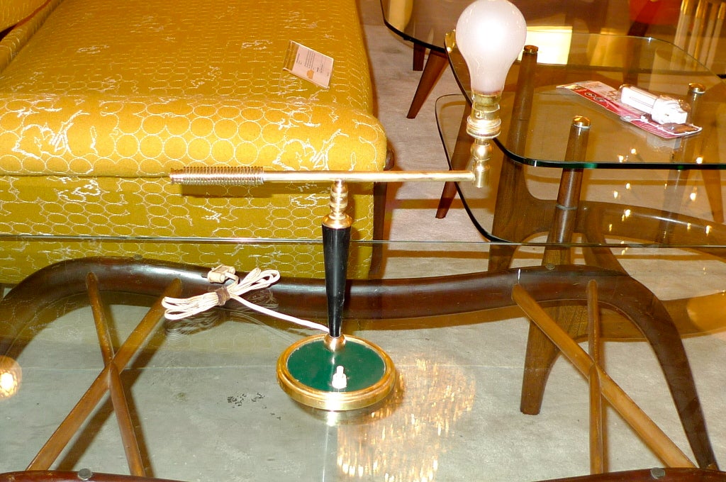 French 1950's Articulating Arm Table Lamp by Lunel For Sale 6