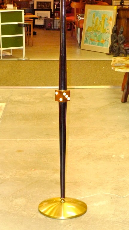 Stilnovo 5 Arm Floor Lamp with Dice For Sale 1