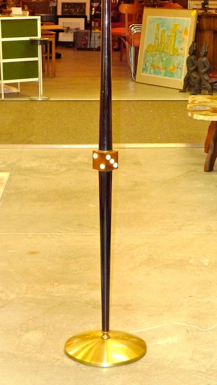 Stilnovo lampadaire à 5 bras avec dés en vente 2