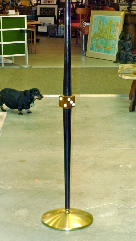 Stilnovo 5 Arm Floor Lamp with Dice For Sale 2