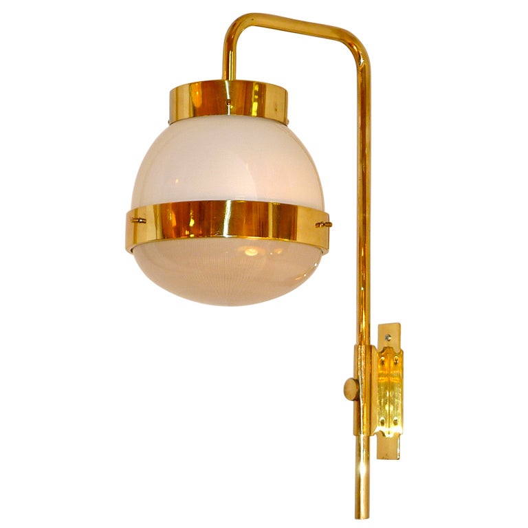 Sergio Mazza for Artemide "Delta" Bracket Pendant For Sale