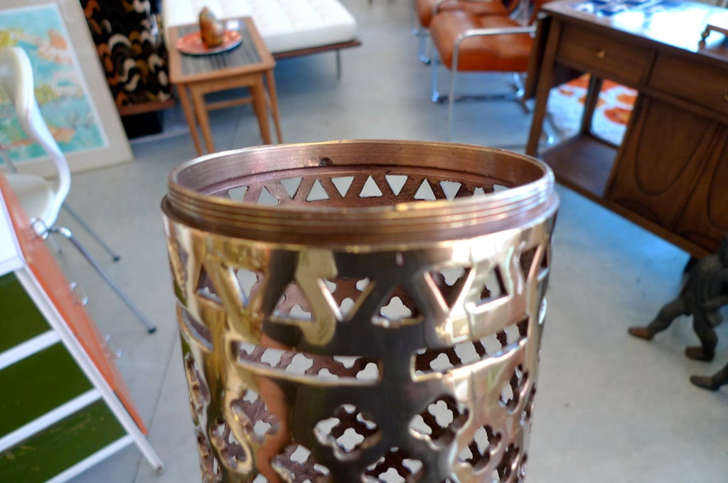 Solid Brass Harem Pendant Lantern For Sale 3