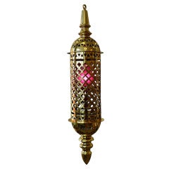 Vintage Solid Brass Harem Pendant Lantern