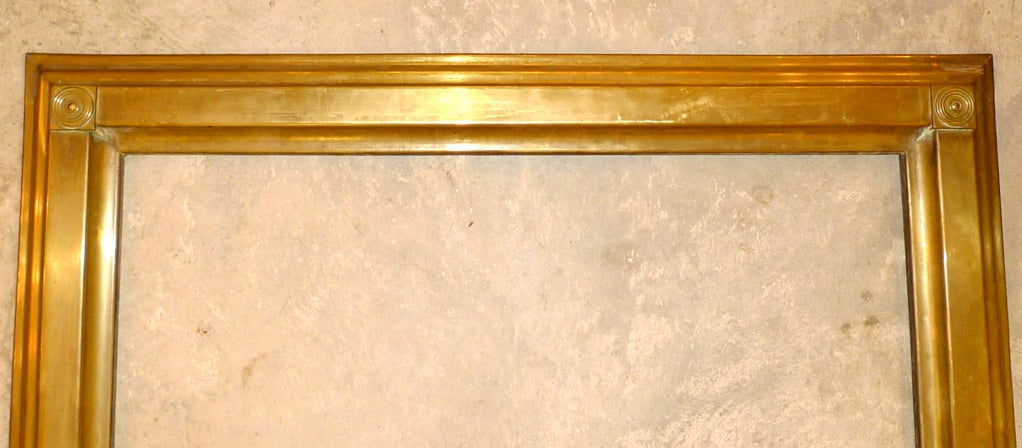 Brass Bolection Fireplace Surround 1