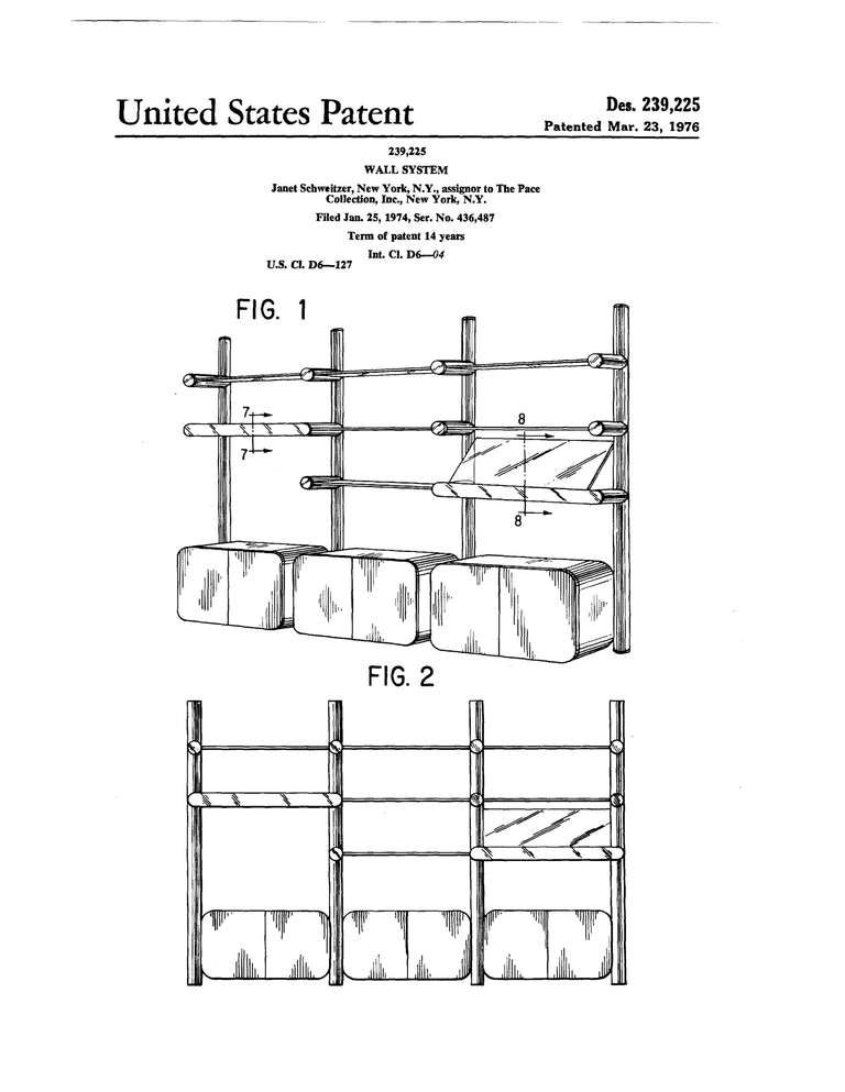 Alluminio Sistema di scaffali Orba di Janet Schwietzer per Pace Collection in vendita