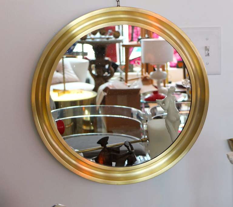 Mid-Century Modern Sergio Mazza 'narciso' Wall Mirror For Artemide For Sale
