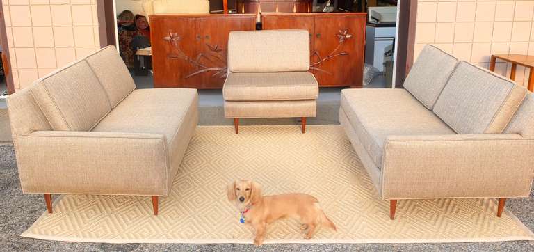 Mid-20th Century Harvey Probber Three-Piece Sofa Sectional