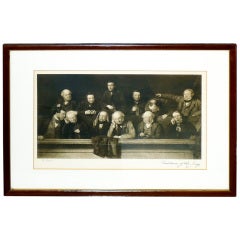 "Gentlemen of the Jury" by John Morgan Lithograph