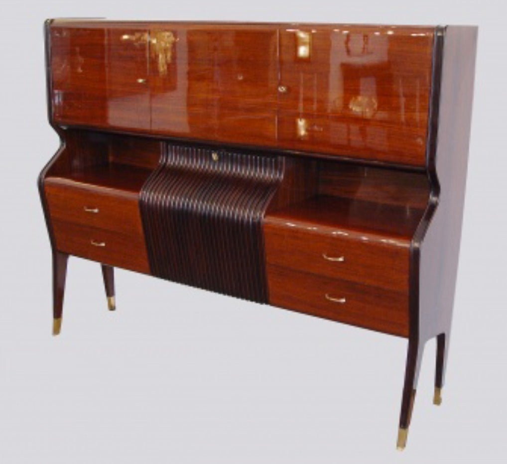 Osvaldo Borsani Sideboard with Mirror 1
