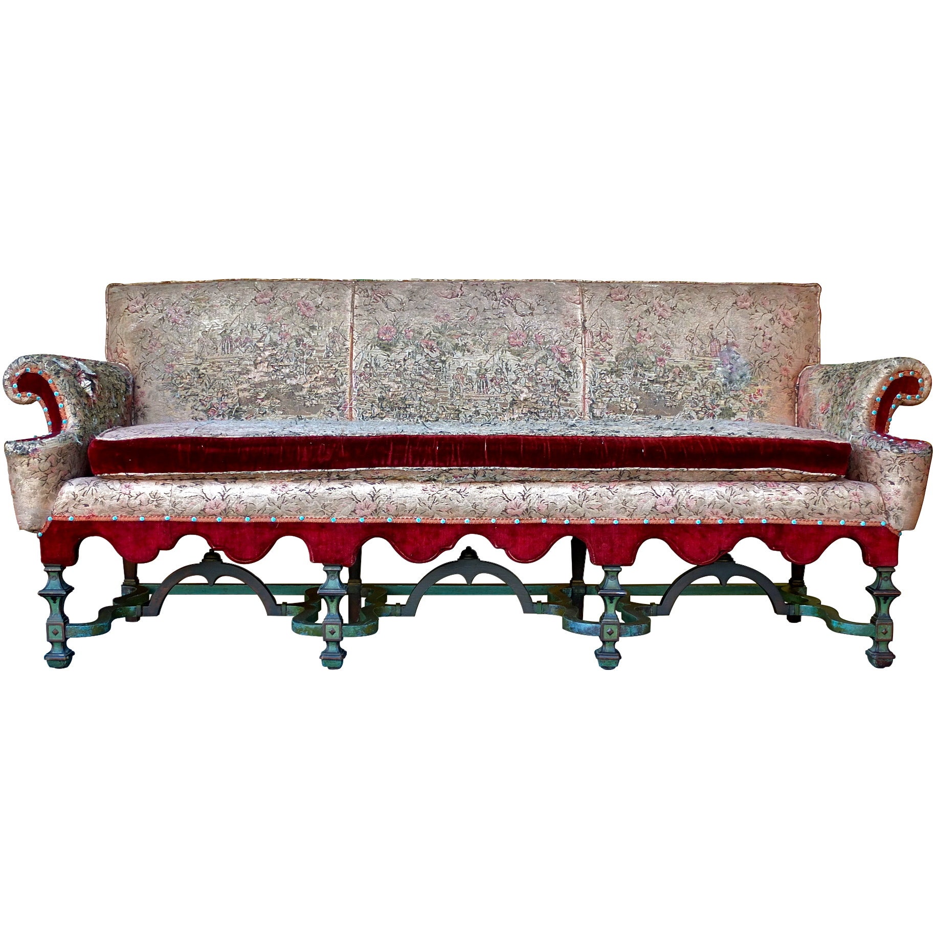 William & Mary Style Country House Sofa