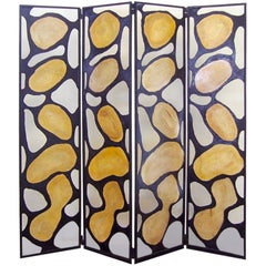 Mica & Iron Folding Screen