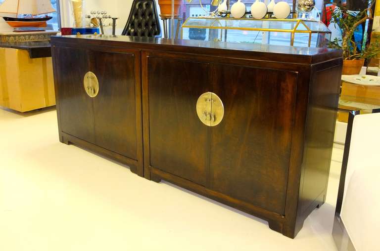 Mid-Century Modern Double Chest Sideboard from Baker's Far East Collection